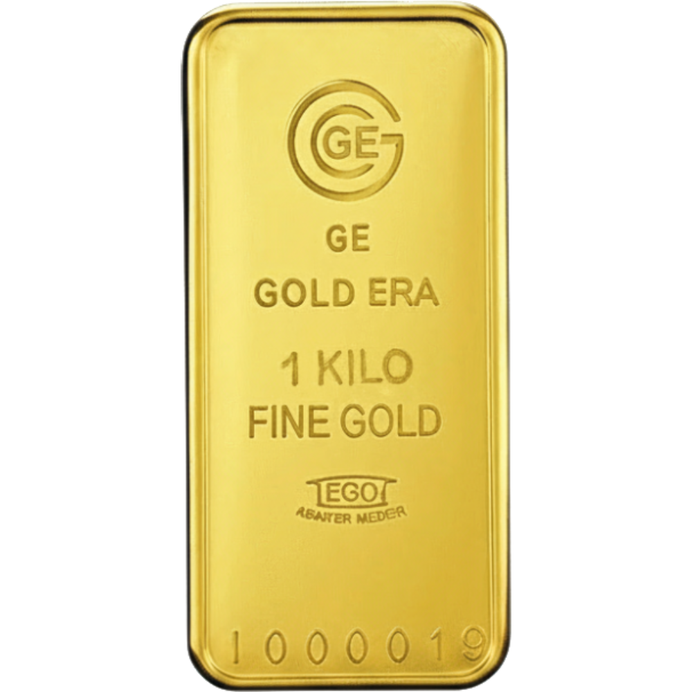 Gold Era cast Gold bar 1kg, 999.9 fine – made in UAE