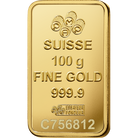 PAMP minted Gold bar 100g, 999.9 fine - made in Switzerland