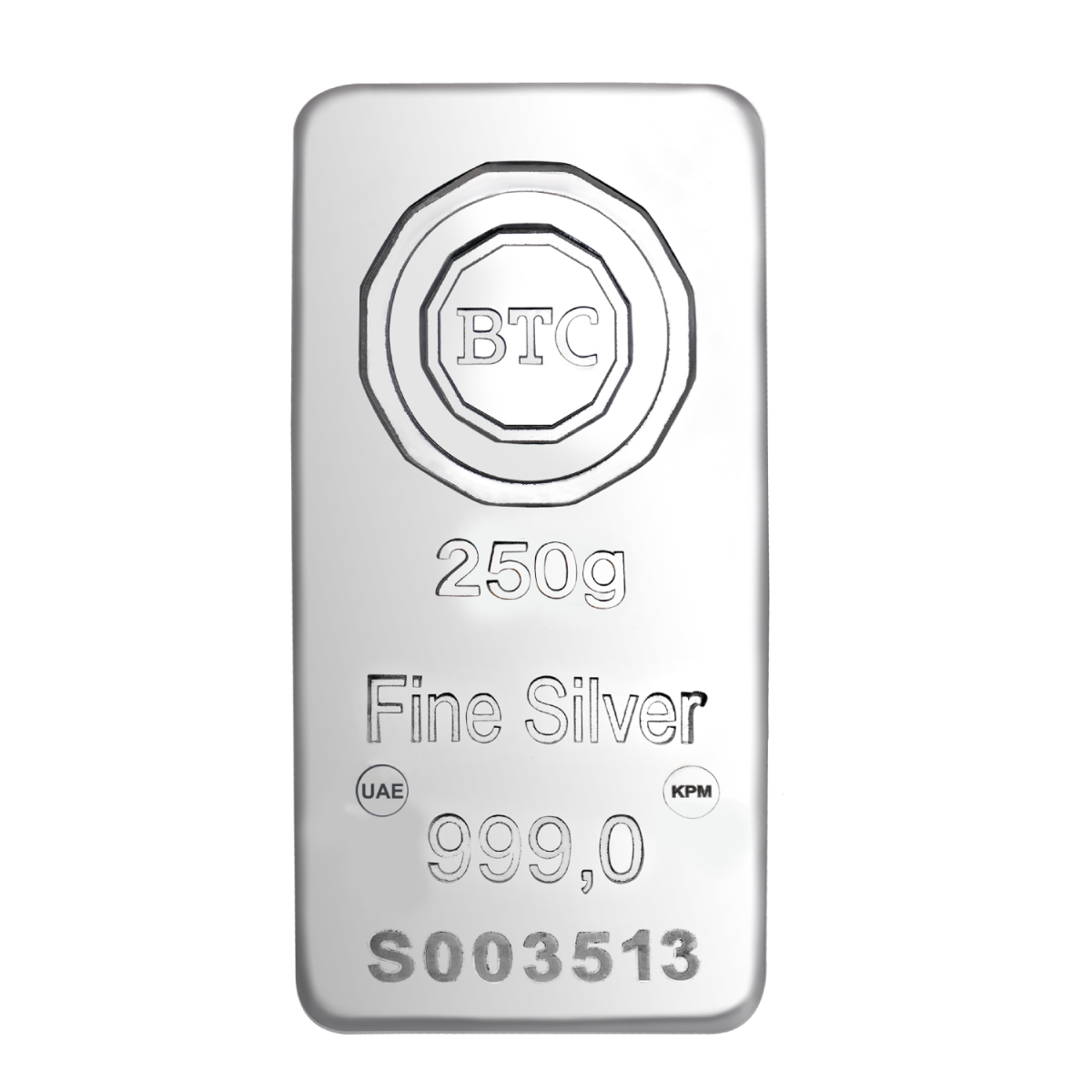 Btc Cast BTC 250 g 999 Cast Silver Bar – JEWELUST JEWELRY & BULLION