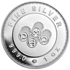 PAMP Silver coin 1oz, 999.0 fine - made in Switzerland